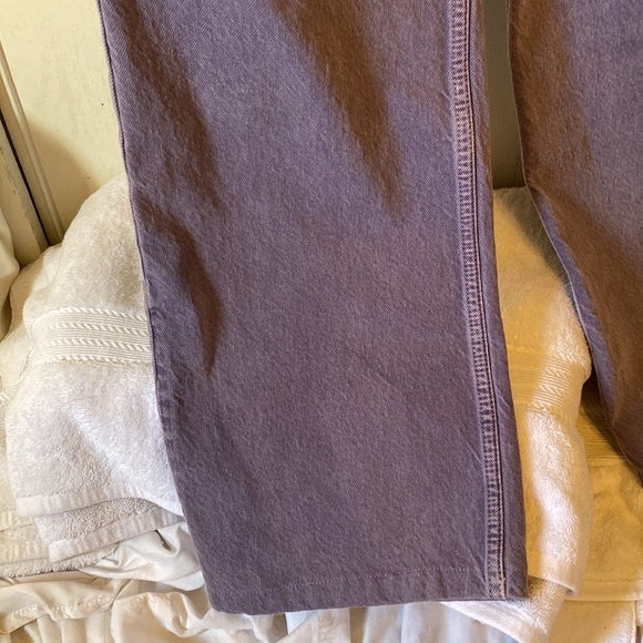 Zara purple high high wide leg jeans size 28 - Picture 3 of 8